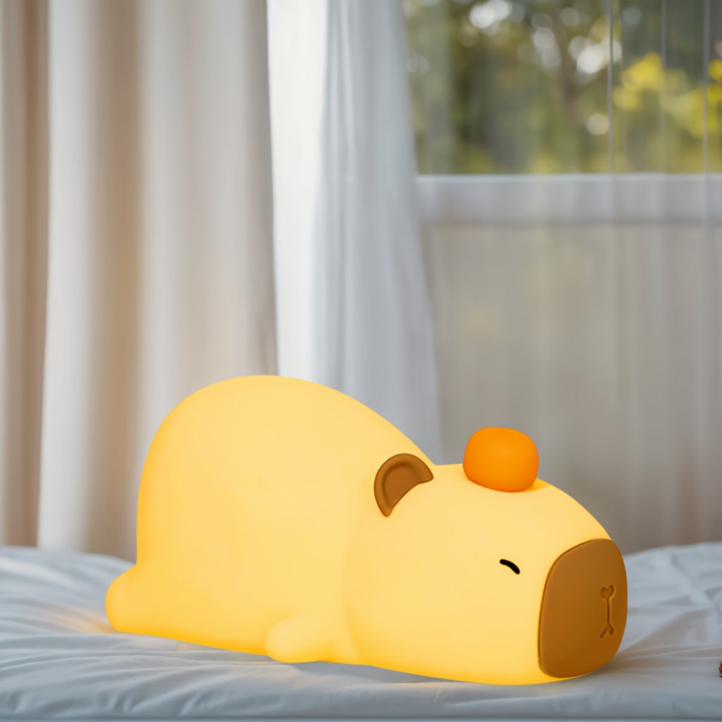 cute capybara lamp
