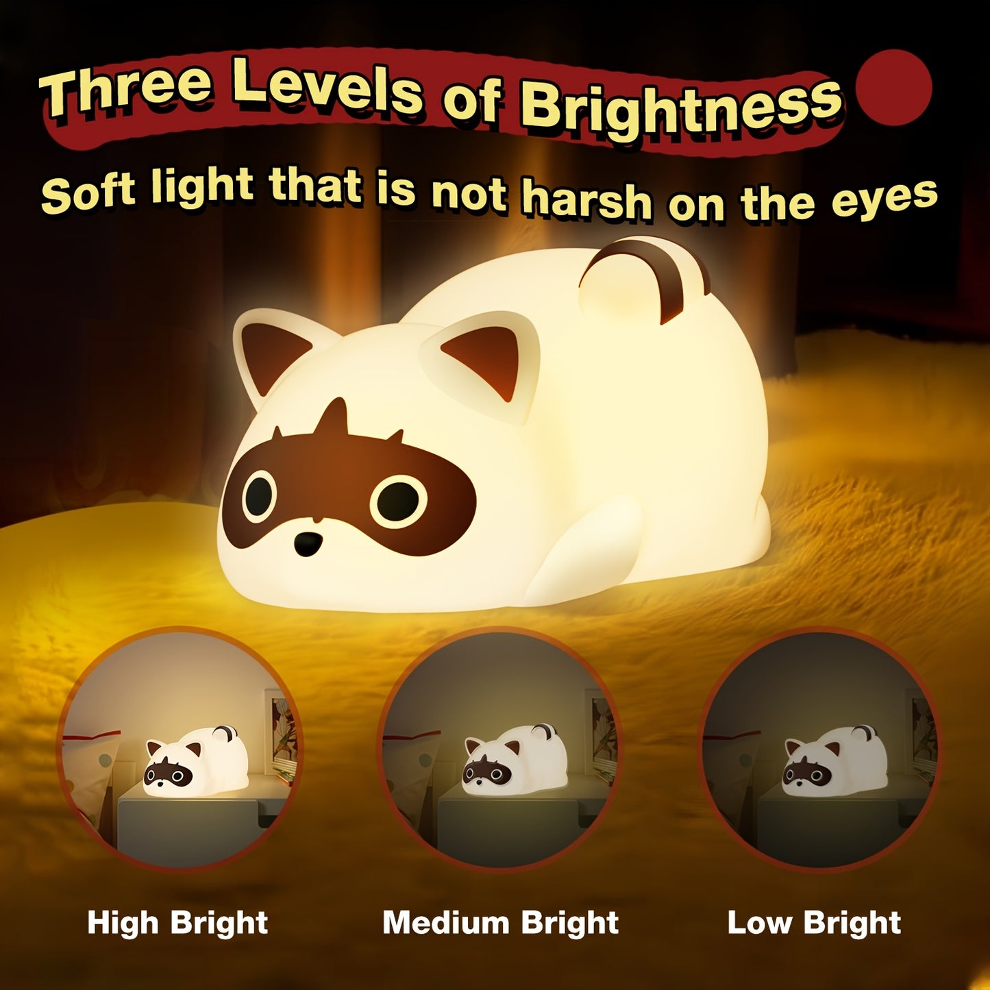 Cute Raccoon Light