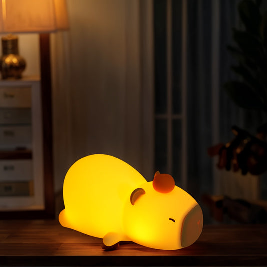 cute capybara lamp