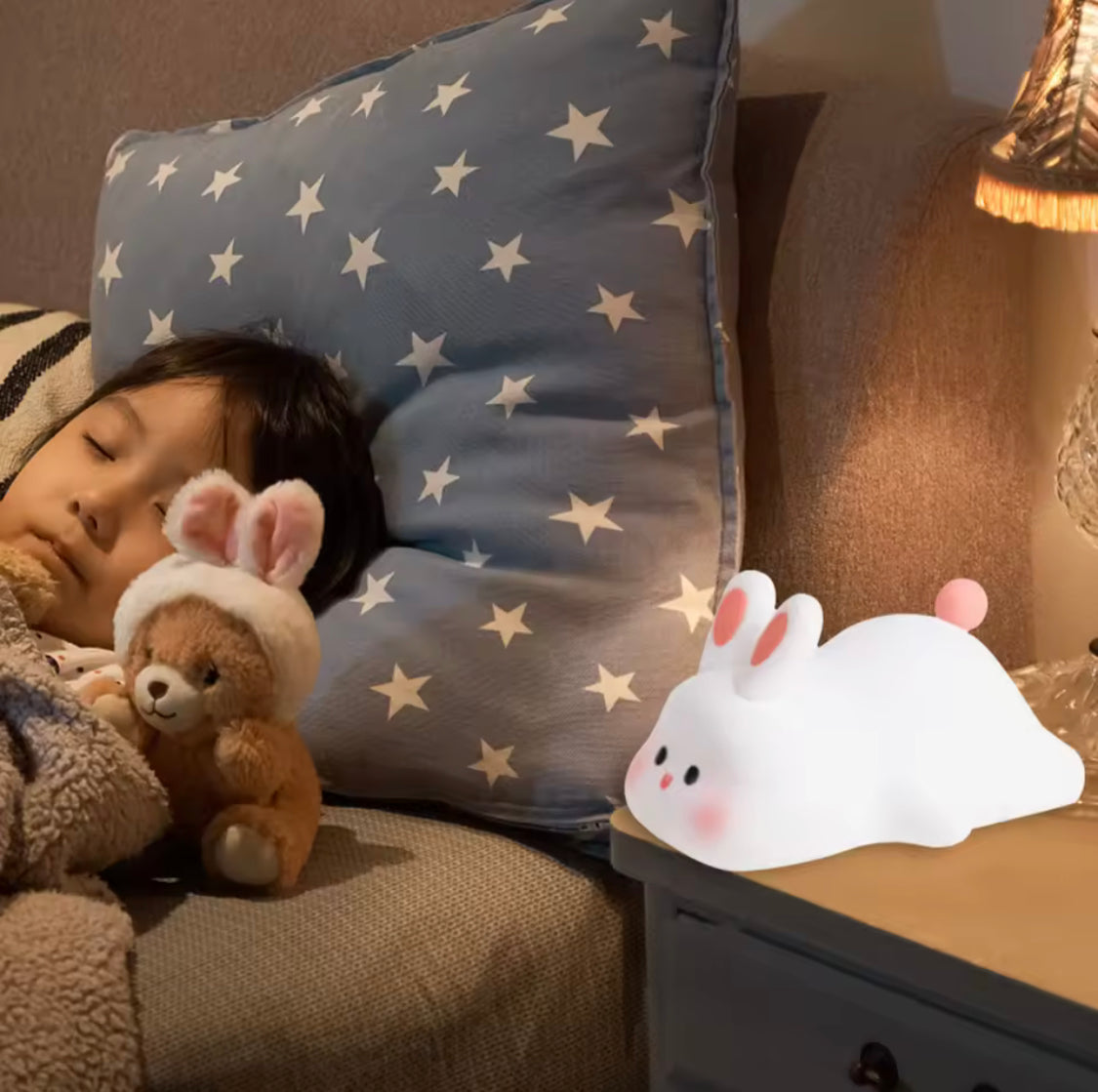 Cute bunny lamp