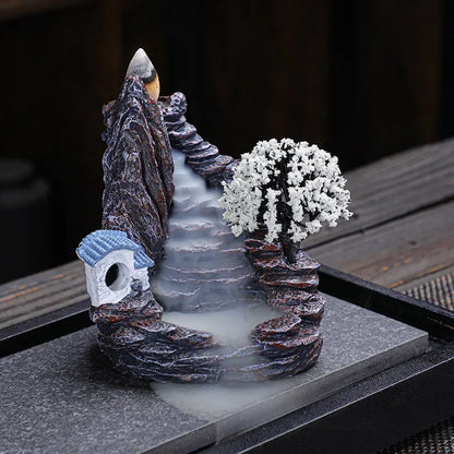(1) 2024 Resin Reflux Incense Burner Tower Sandalwood Decoration Home Indoor Aromatherapy Mosquito Repellent Incense Burner Ornament (Copy) (Copy) (Copy) (Copy)