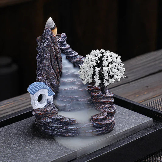 (1) 2024 Resin Reflux Incense Burner Tower Sandalwood Decoration Home Indoor Aromatherapy Mosquito Repellent Incense Burner Ornament (Copy) (Copy) (Copy) (Copy)