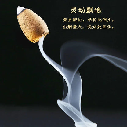 10pc/bag Natural Waterfall Incense Cones Reflux Tower Incense for Burner Smoke Backflow Cone Fragrance Lavender Aromatherapy