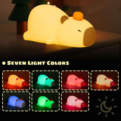 cute capybara lamp